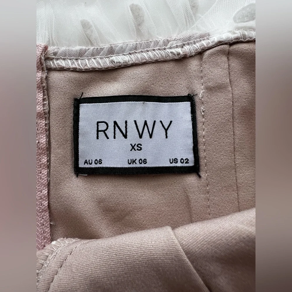 Runaway the label RNWY Hello Molly Polka Dot bustier Corset Crop Top Sheer XS 2 - Picture 5 of 8